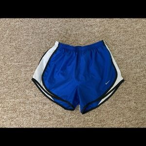 Blue Nike shorts. Size small.